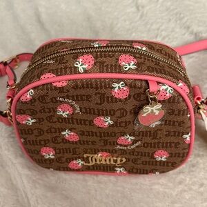 Juicy Couture Strawberry Print Crossbody Bag